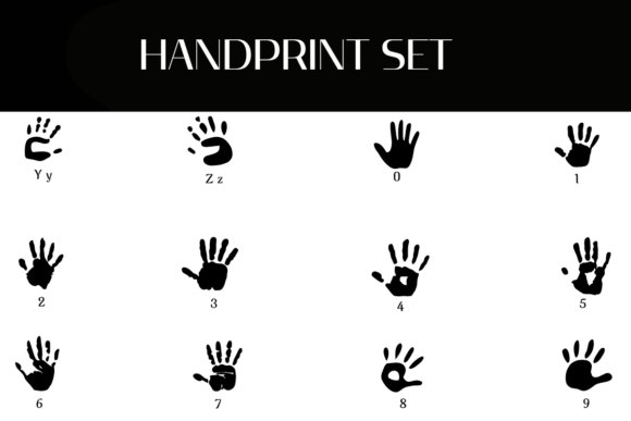 Handprint Set Font - Preview 3