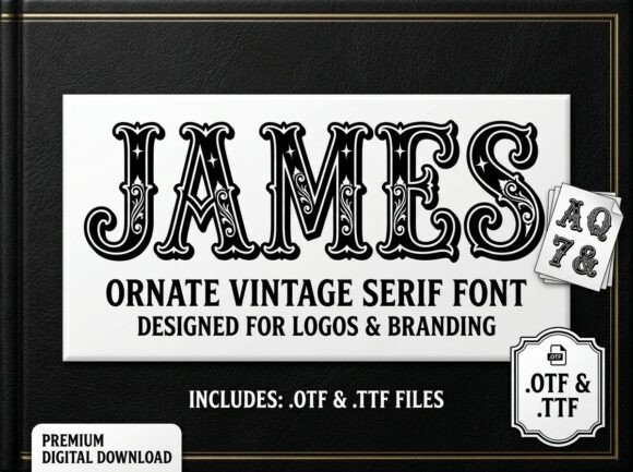 James Font - Preview 1