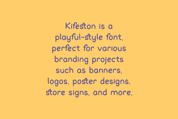 Kifeston Font PNG with transparent background - Preview 4