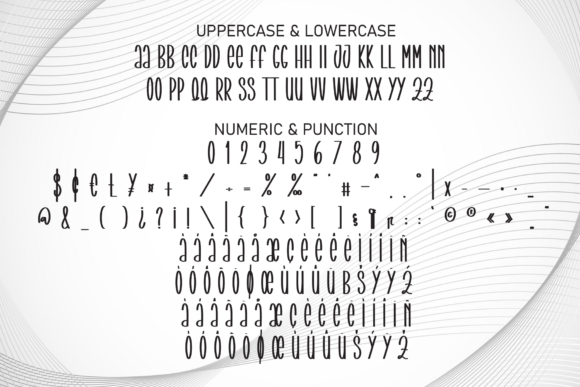 News Anchor Font font preview - 6