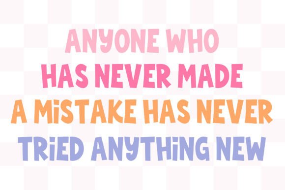 Playful Bold Font PNG with transparent background - Preview 1