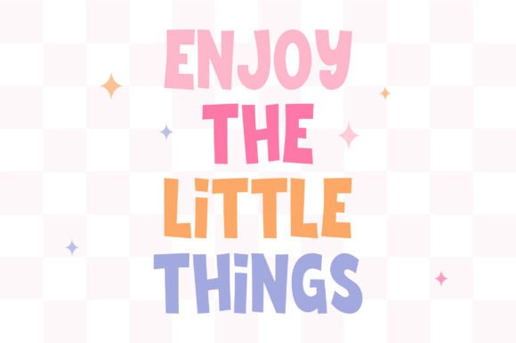 Playful Bold Font PNG with transparent background - Preview 3