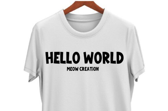 Playful Bold Font PNG with transparent background - Preview 6