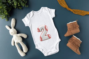Puffy Baseball Numbers Graphic by Hamees Store · Creative Fabrica