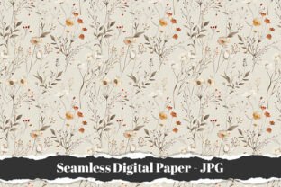 Romantic Wildflower Seamless Pattern Set Graphic by TheDesignerDesigne ...