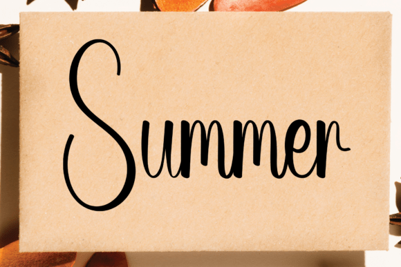 Simple Livestyle Font PNG with transparent background - Preview 2