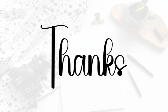 Simple Livestyle Font PNG with transparent background - Preview 4