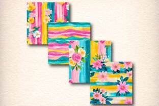 Summer Flower Digital Papers Graphic by Digital Artistic99 · Creative ...