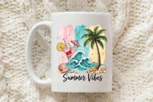 Summer Vibes Tropical Beach Design PNG Graphic by SR Design · Creative ...