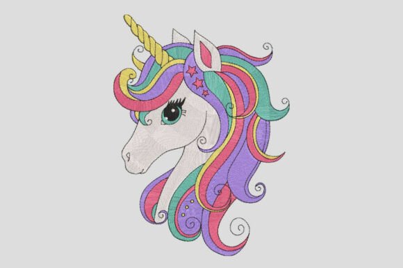 Unicorn Embroidery Design