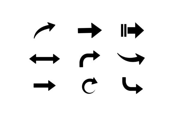 Arrow SVG Bundle Set Direction Icon Pack