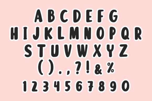 Beach Bubble Font - Preview 3