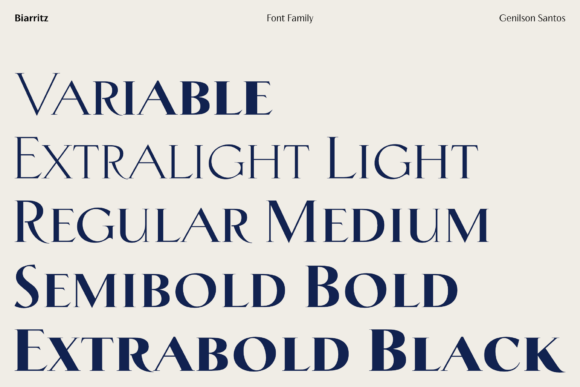 Biarritz Font - Preview 2