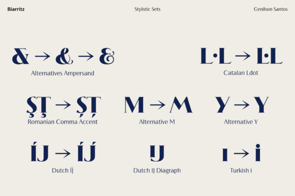Biarritz Font - Preview 6
