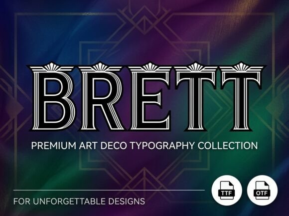 Brett Font - Preview 1