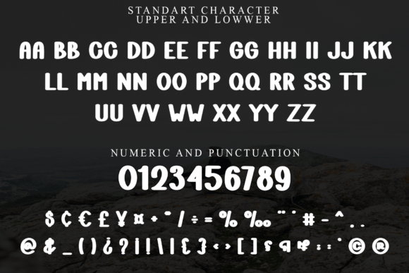 Brown Monster Font - Preview 3