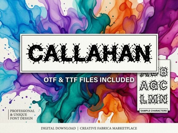 Callahan Font - Preview 1
