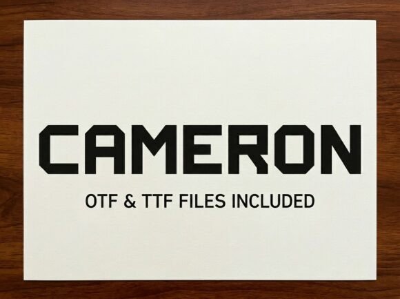 Cameron Font - Preview 1