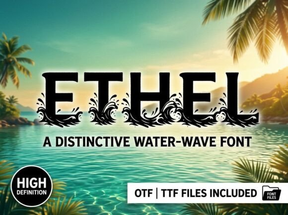 Ethel Font - Preview 1