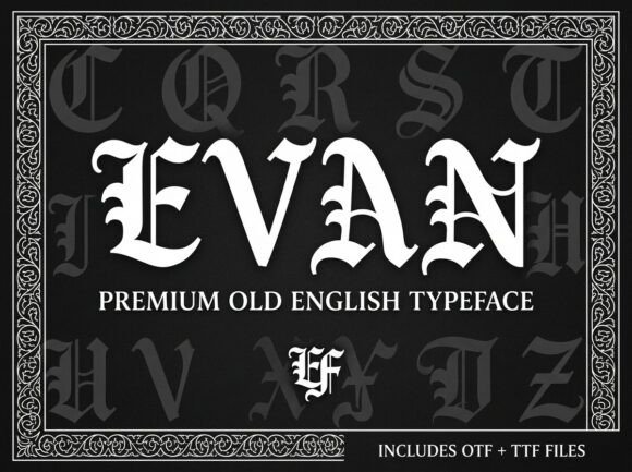 Evan Font - Preview 2