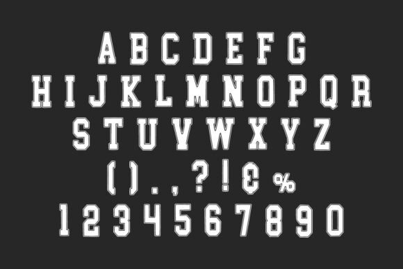 Famous Vintage Font - Preview 4