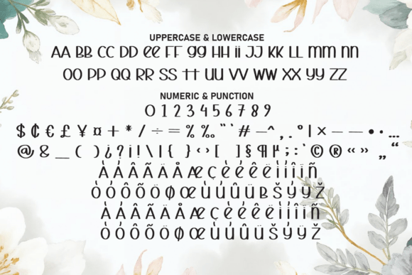 Flowers February Font - Preview 6