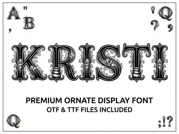Kristi Font PNG with transparent background - Preview 2