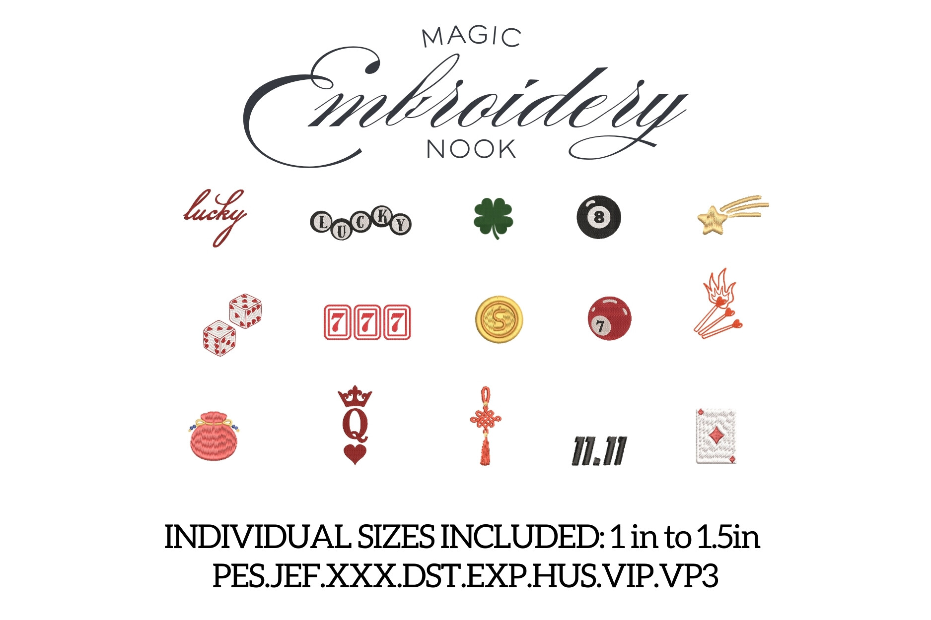 Mini Lucky Girl Bundle X 15 Designs
