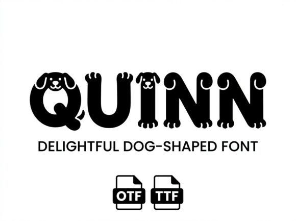 Quinn Font font preview - 1