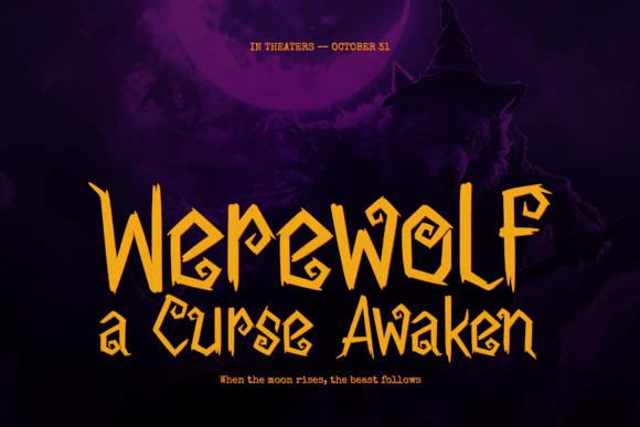 Rune Witch Font PNG with transparent background - Preview 1