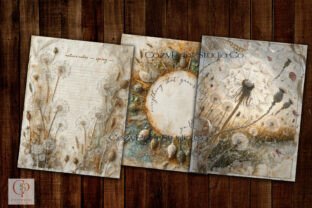 Spring Wildflower Seed Junk Journal Page Graphic by CozyPrint Studio Co ...