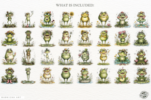 Summer Whimsical Frog PNG Clipart Graphic by Markicha Art · Creative ...