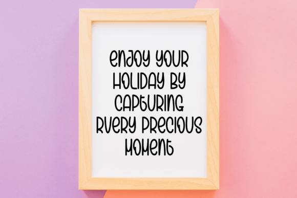 Birthday Style Font - Preview 2