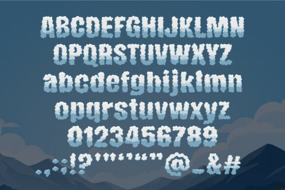 Cloudypop Font - Preview 1
