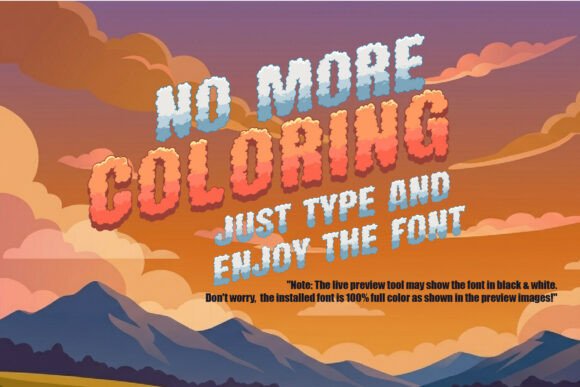 Cloudypop Font - Preview 3