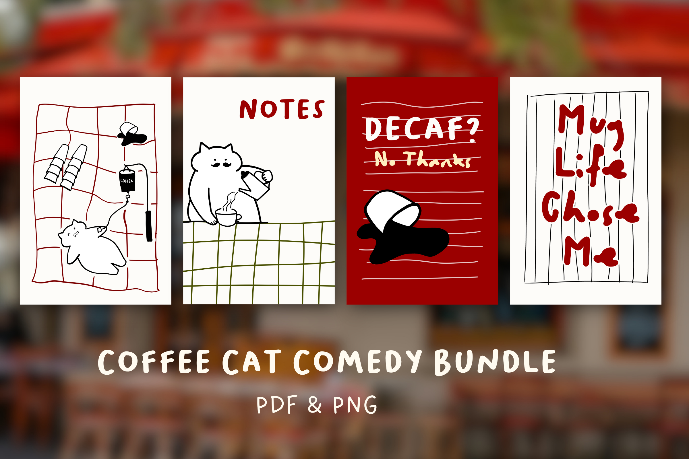 Coffee Cat Comedy Bundle