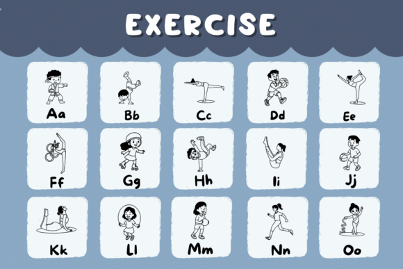 Exercise Font - Preview 1