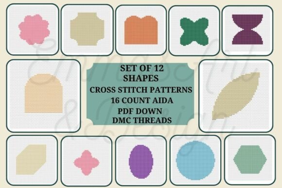 Geometric Shapes Cross Stitch Patterns