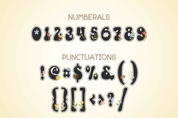 Groovy Spring Font PNG with transparent background - Preview 2