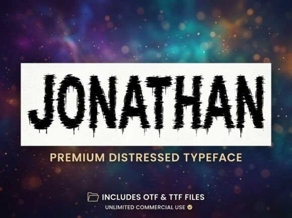 Jonathan Font PNG with transparent background - Preview 2