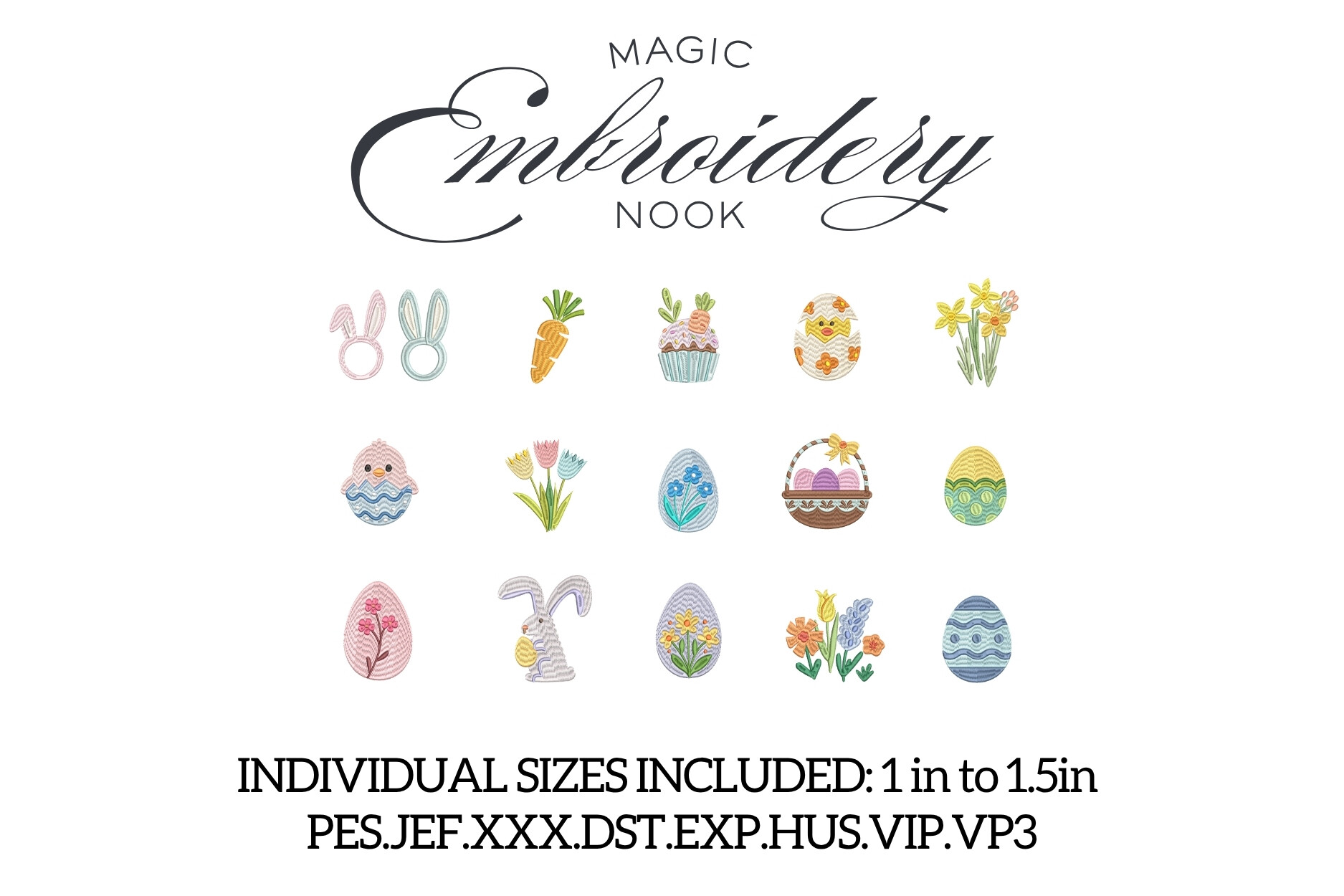 Mini Spring Easter Bundle X 15 Designs