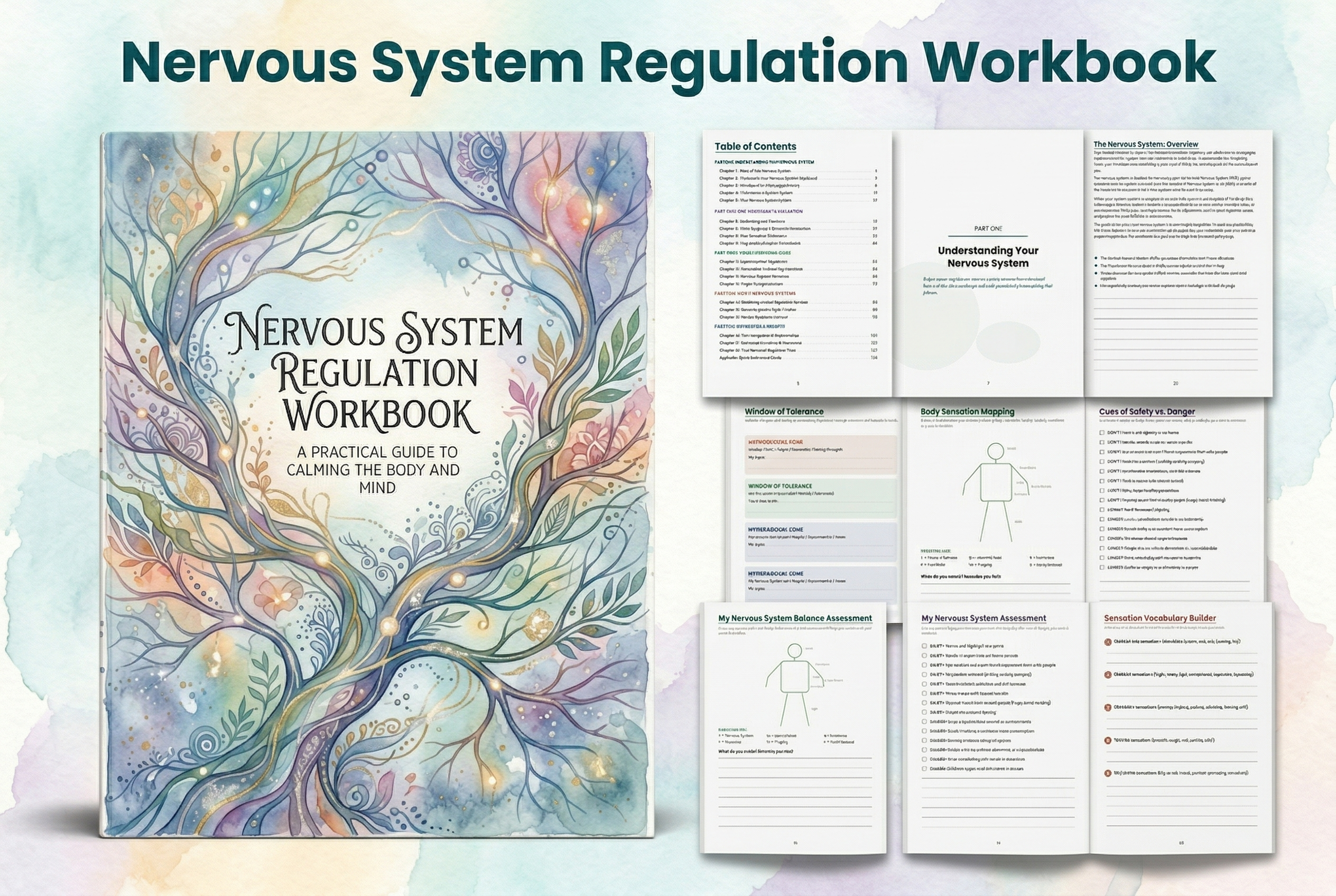 Nervous System Regulation Workbook Graphic by KDP Studio · Creative Fabrica