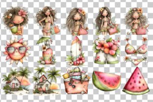 Watercolor Pastel Summer PNG Clipart Graphic by Nicolle's Colorful Art ...