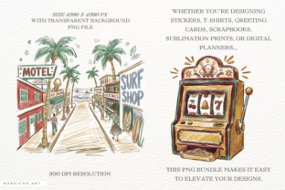 70s Aesthetic Vintage Summer Clipart Graphic by Markicha Art · Creative ...