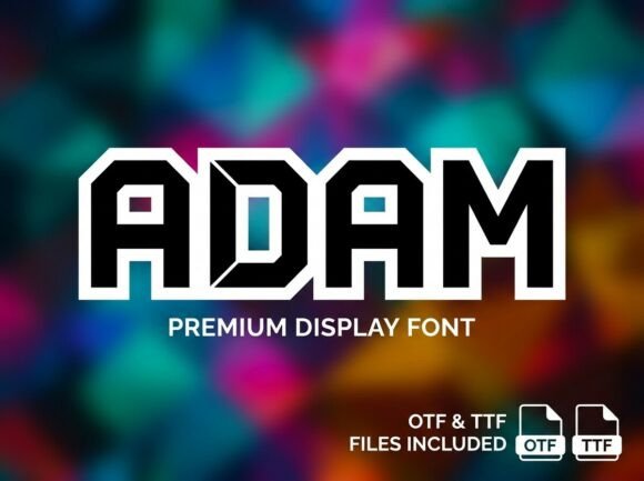 Adam Font - Preview 2