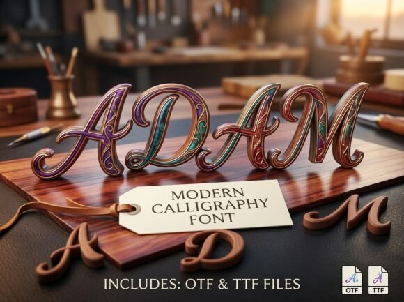 Adam Font - Preview 1