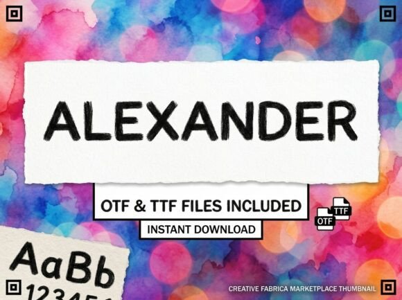 Alexander Font - Preview 2