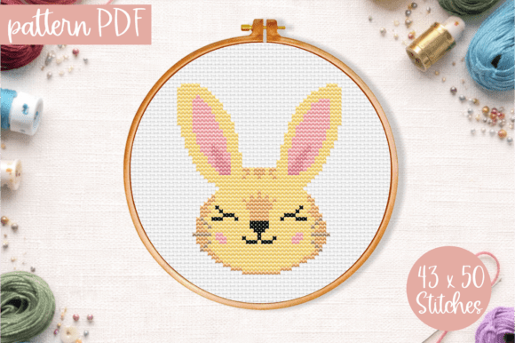 Bunny Cross Stitch Pattern Rabbit PDF