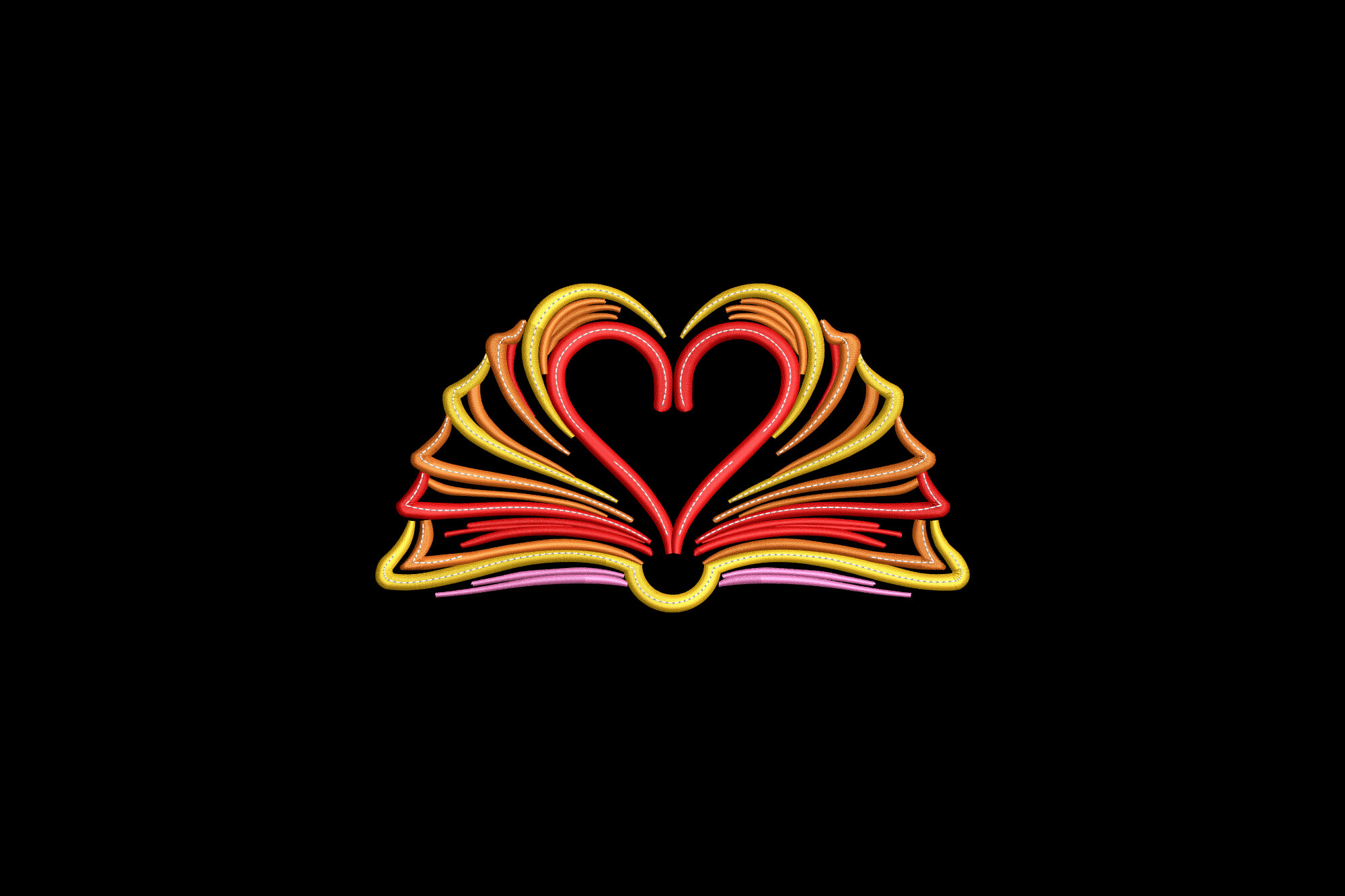 Colorful Heart Book