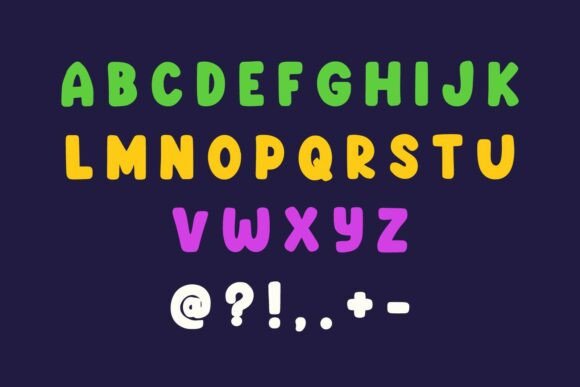 Cute Chunky Font - Preview 4